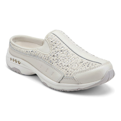 Easy Spirit Travelsparkle Clogs - White