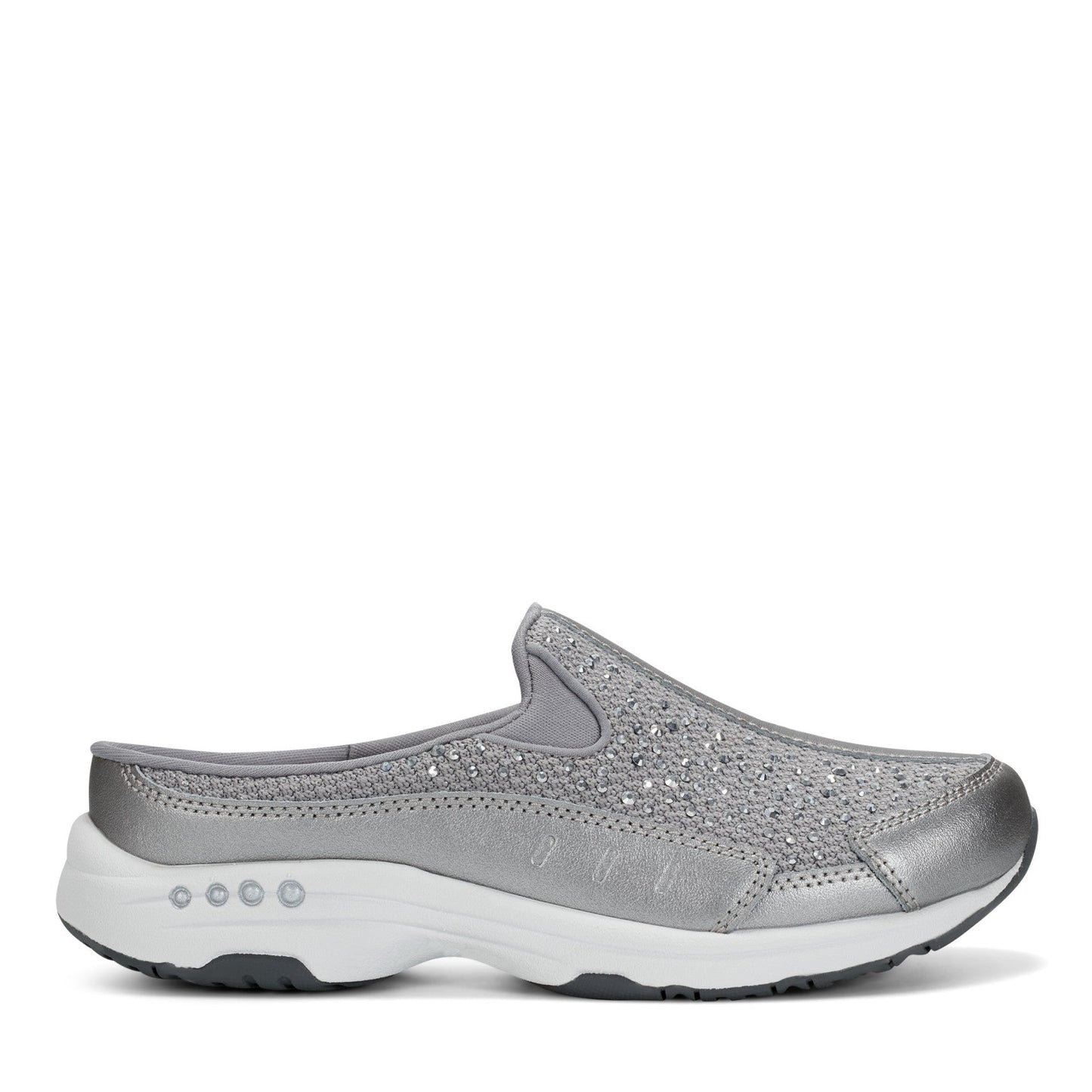 Easy Spirit Travelsparkle Clogs - Medium Grey