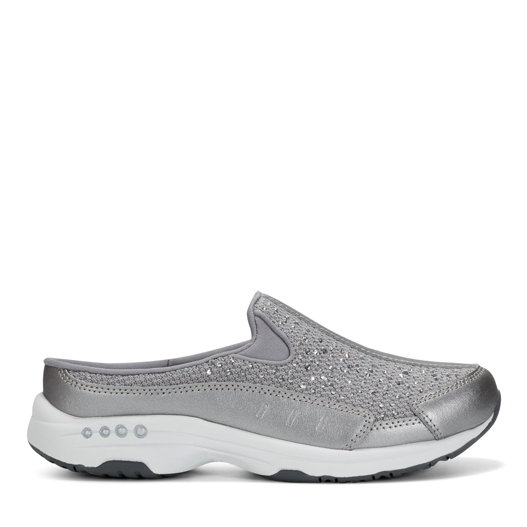 Easy Spirit Travelsparkle Clogs - Medium Grey