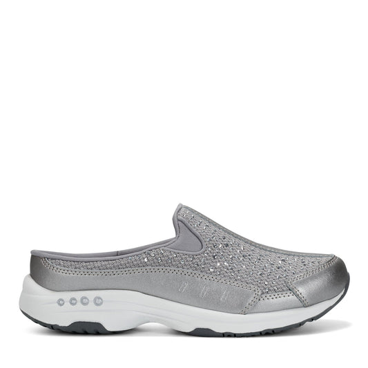 Easy Spirit Travelsparkle Clogs - Medium Grey