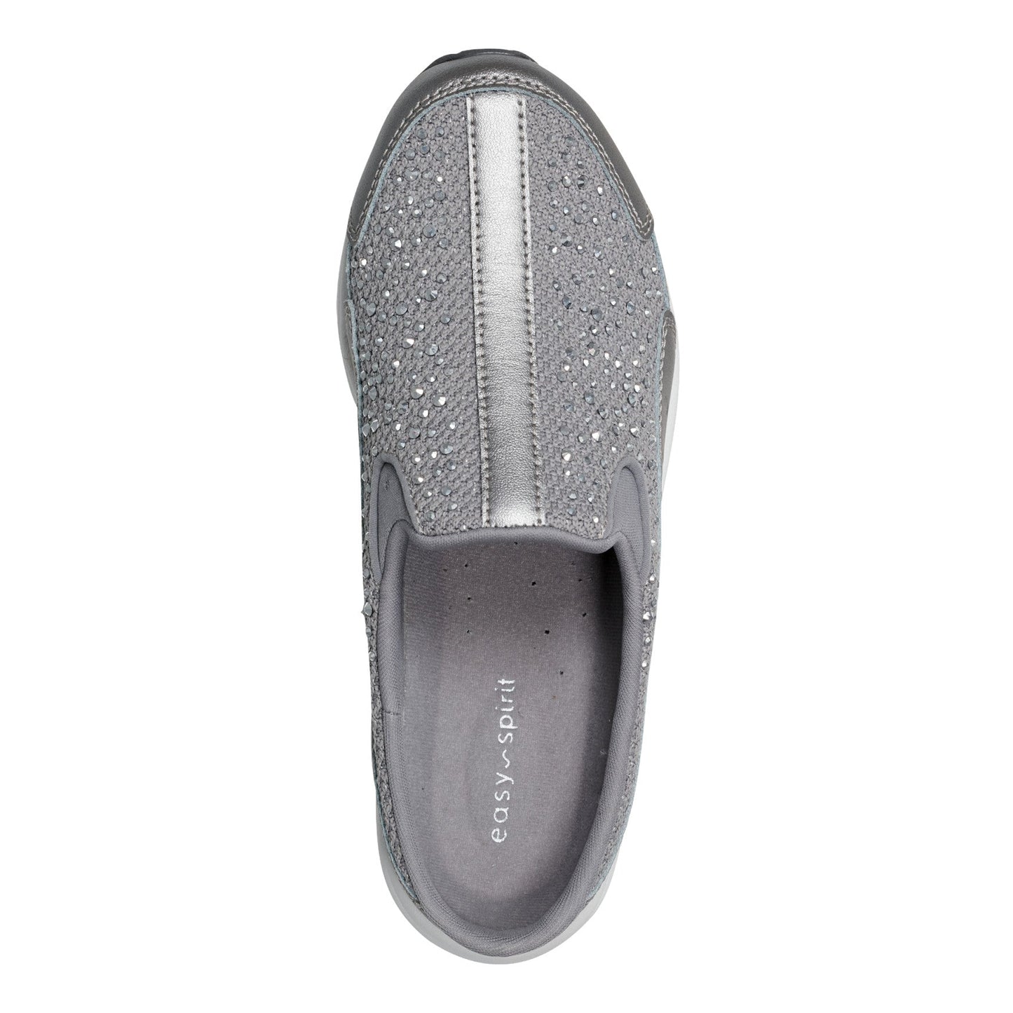 Easy Spirit Travelsparkle Clogs - Medium Grey