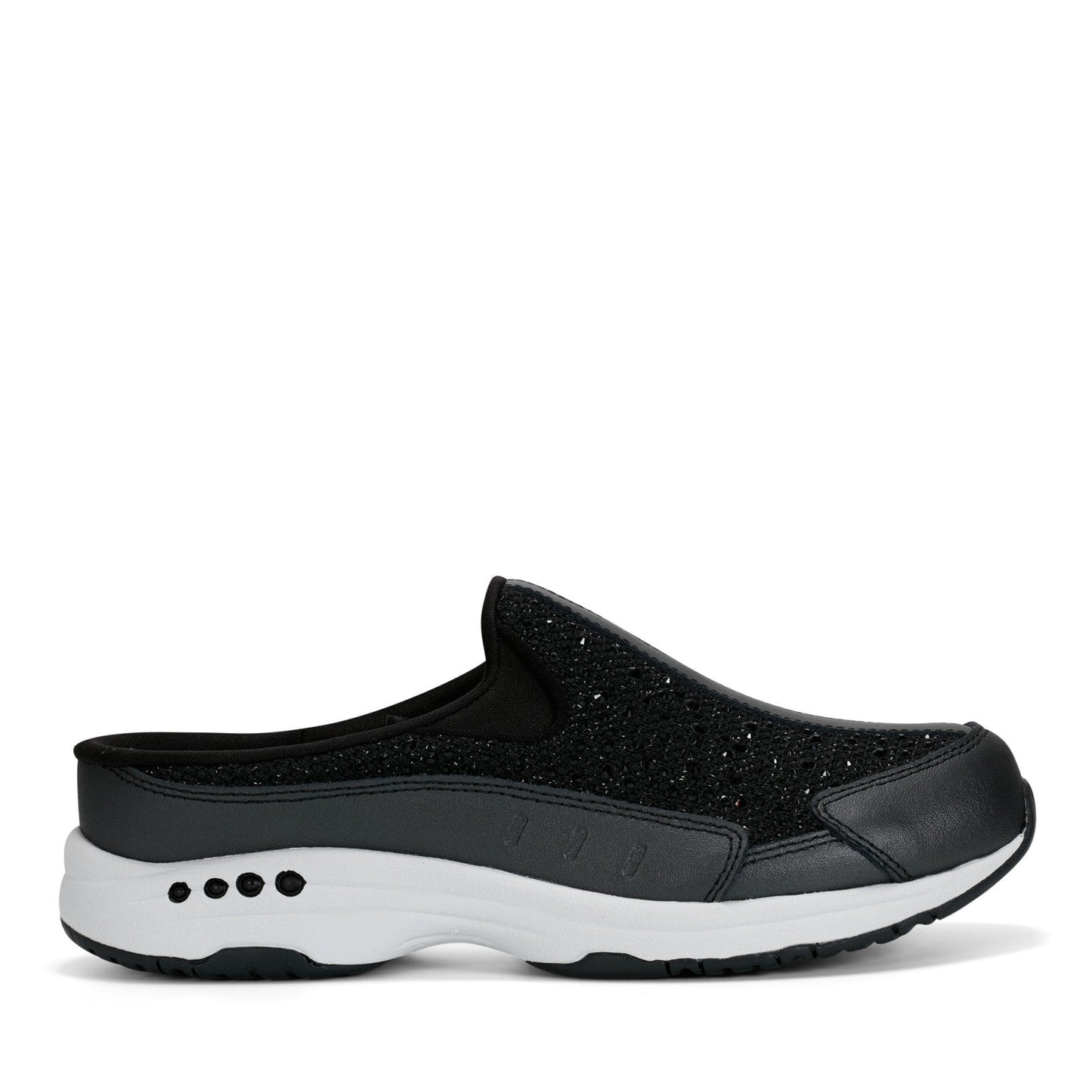 Easy Spirit Travelsparkle Clogs - Black