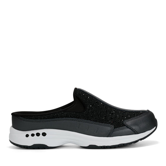 Easy Spirit Travelsparkle Clogs - Black