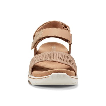 Easy Spirit Sway Casual Platform Sandals - Natural