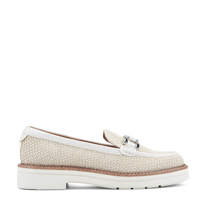 Easy Spirit Zaira Casual Horsebit Loafers - Natural Raffia