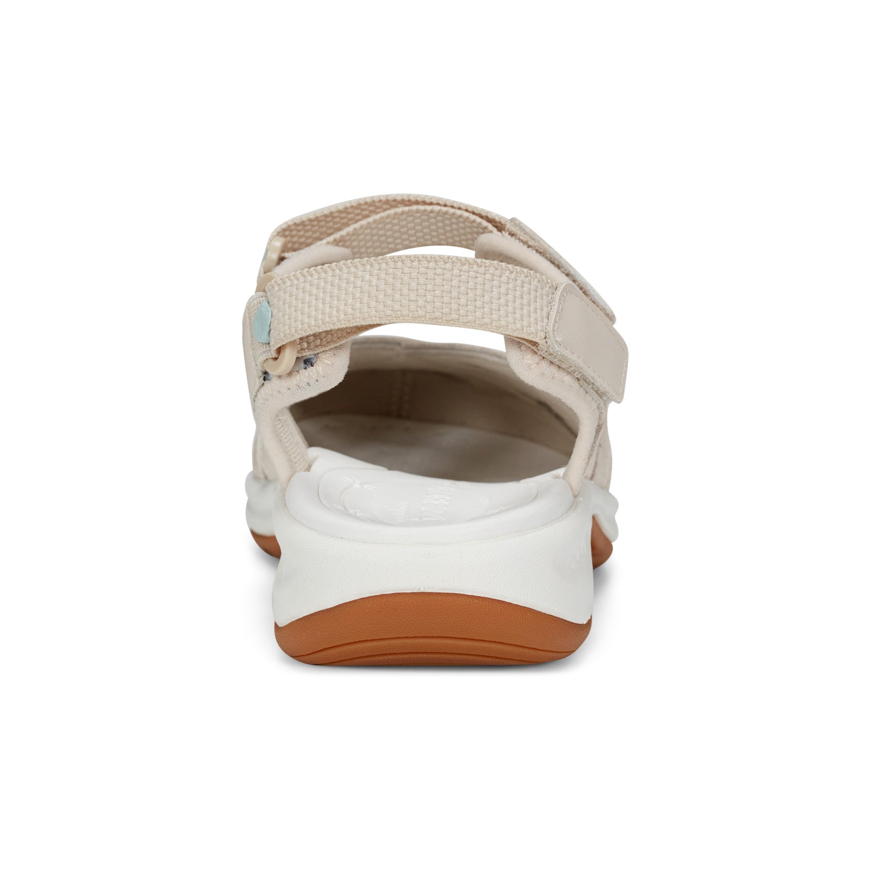 Easy Spirit Splash Flat Hiking Sandals - Ivory Floral