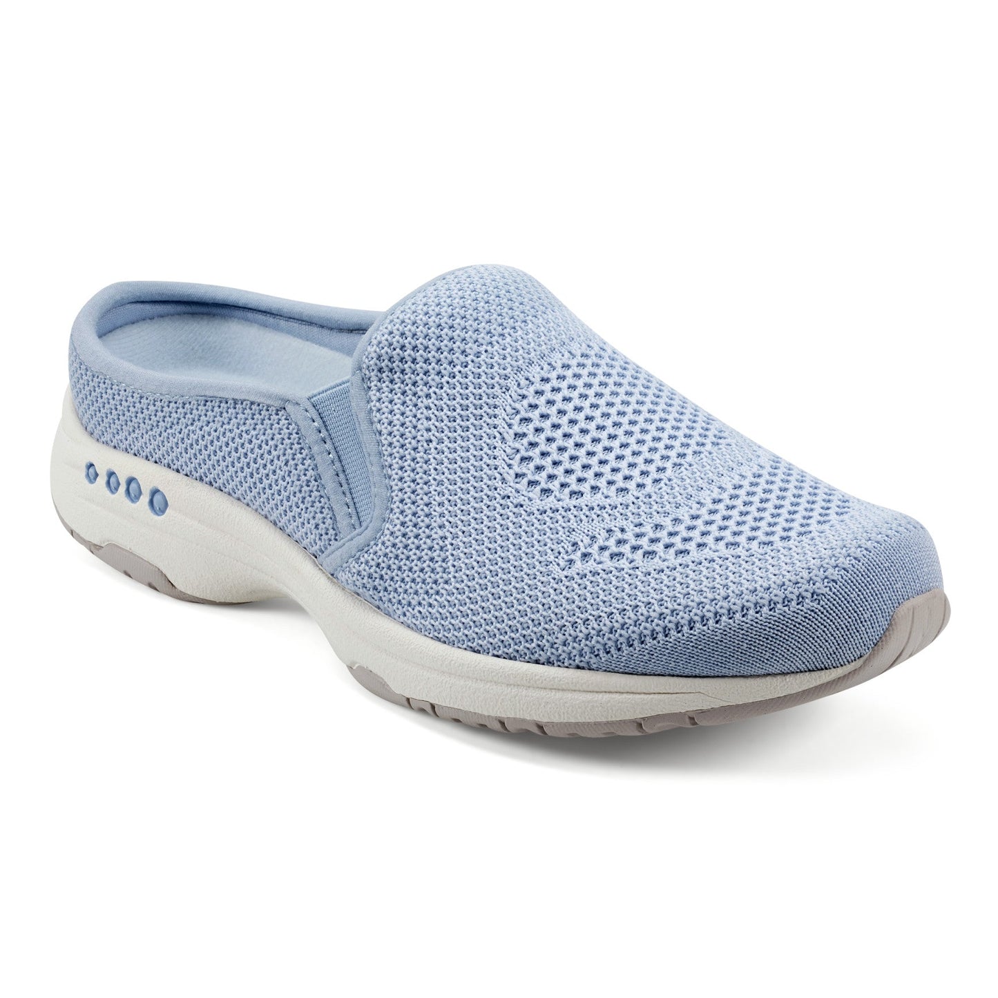 Easy Spirit Takeknit Eco Clogs - Light Blue