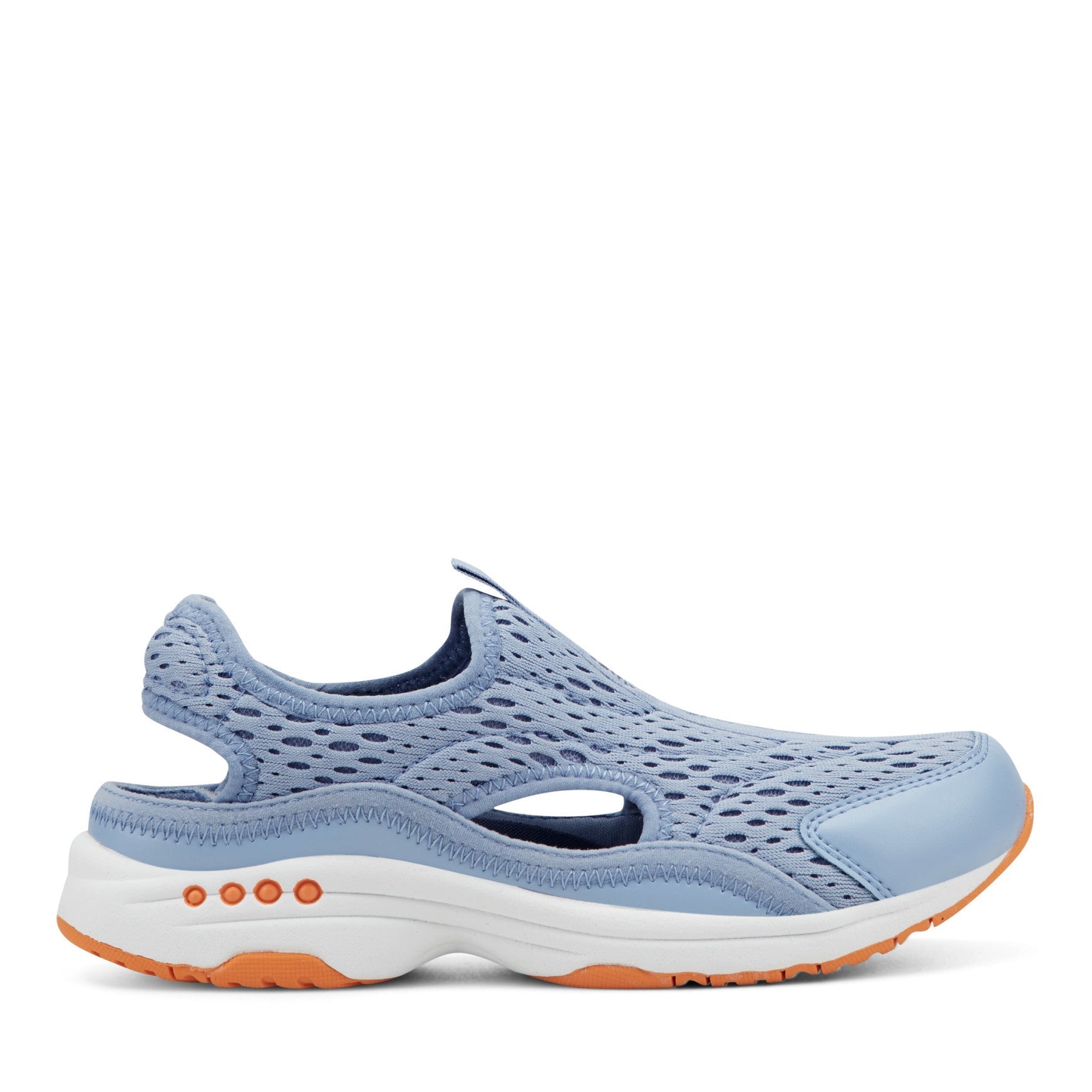 Easy Spirit Trina Slip On Walking Shoes - Light Blue Mesh