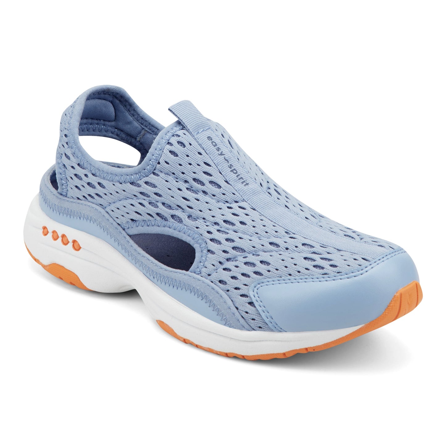 Easy Spirit Trina Slip On Walking Shoes - Light Blue Mesh