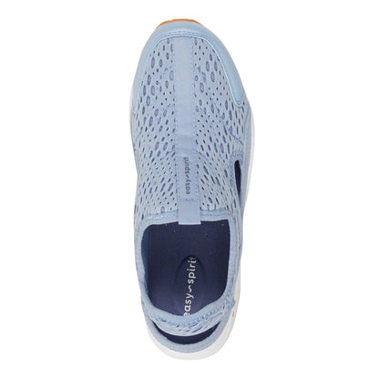 Easy Spirit Trina Slip On Walking Shoes - Light Blue Mesh