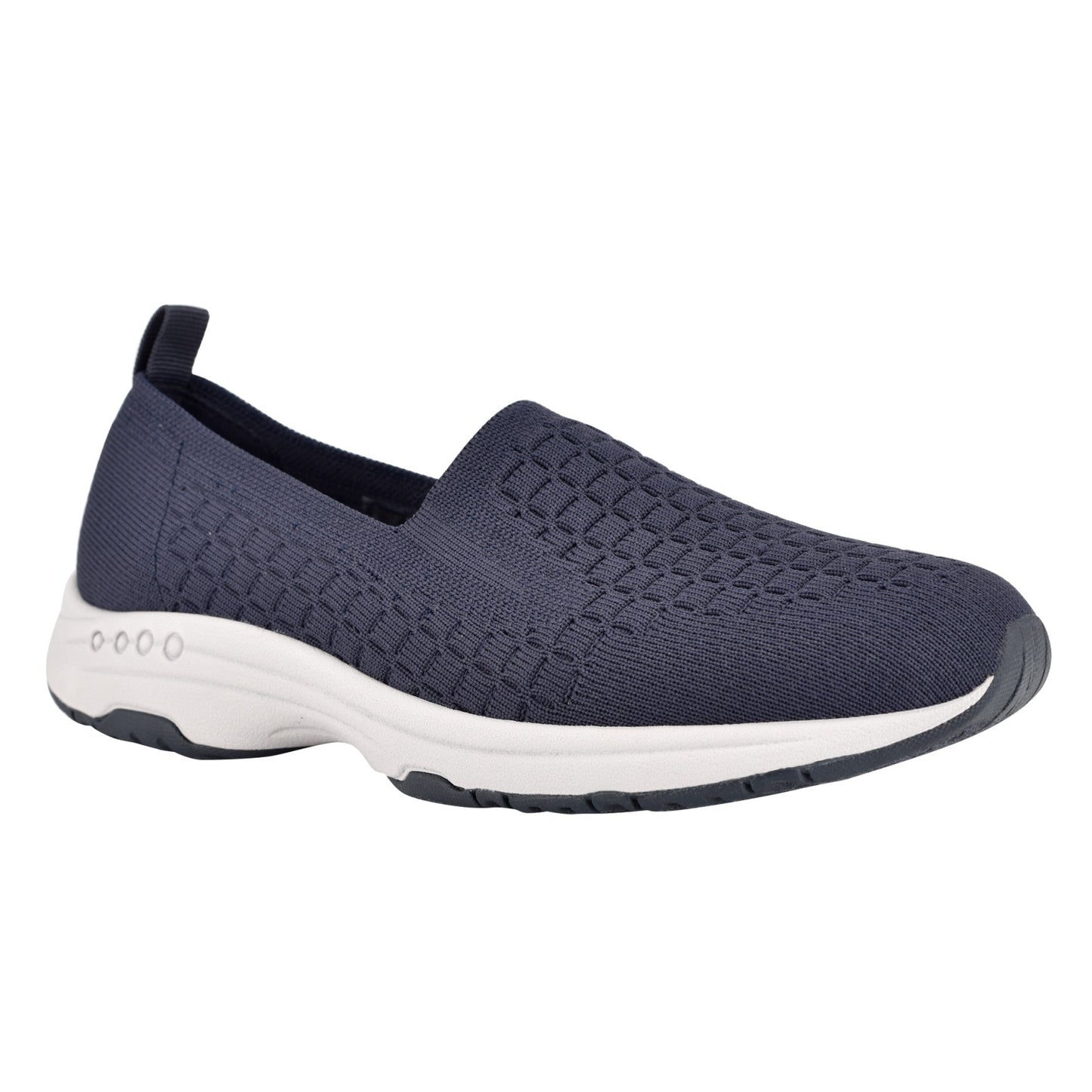 Easy Spirit Tech Eco Slip On Sneakers - Navy Recycled Knit