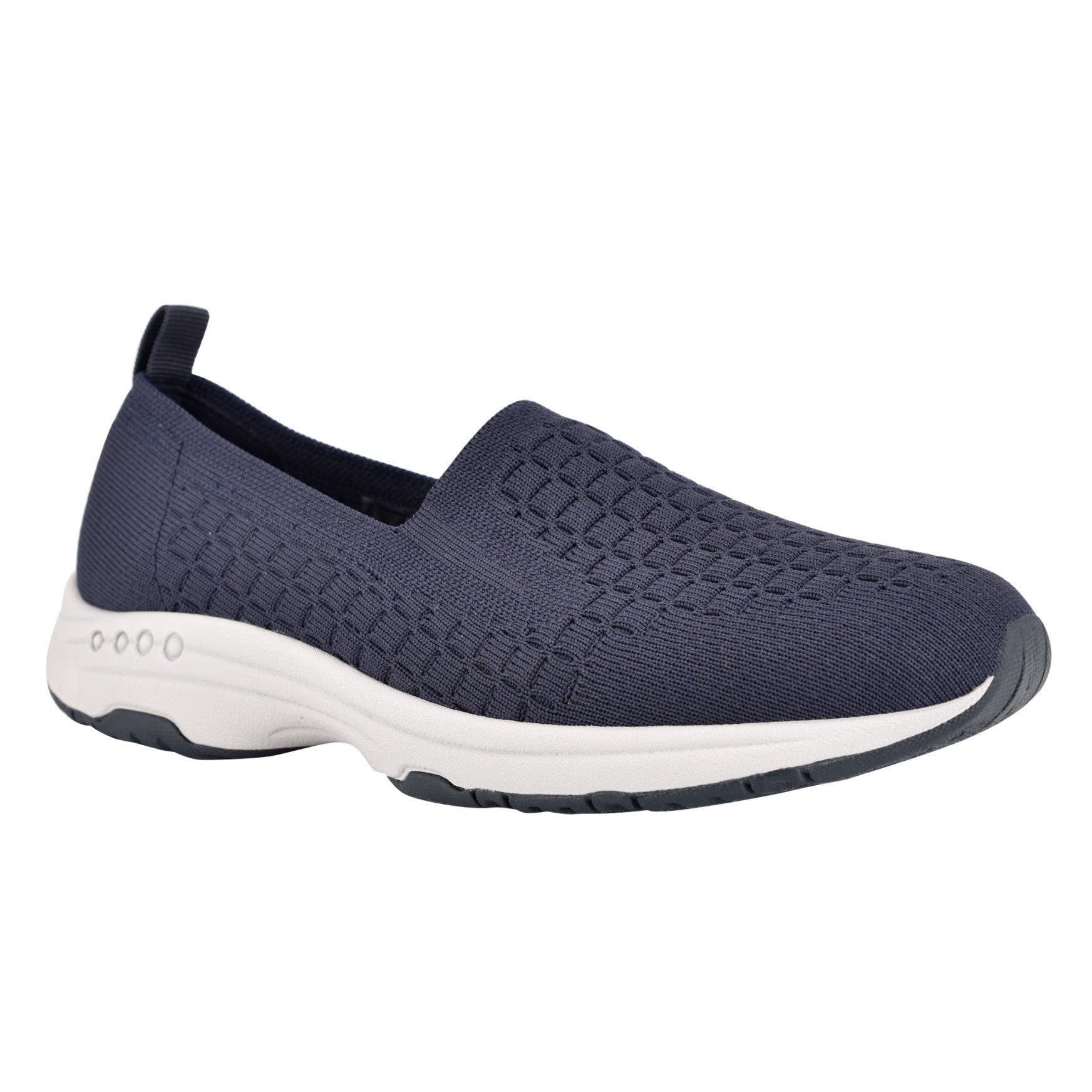 Easy Spirit Tech Eco Slip On Sneakers - Navy Recycled Knit