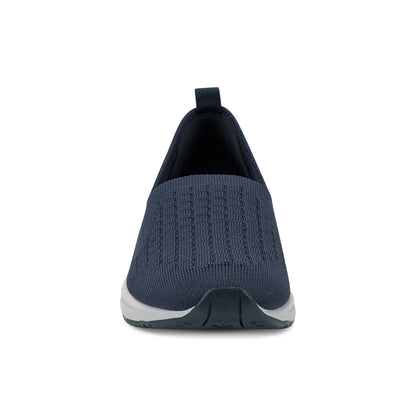 Easy Spirit Tech Eco Slip On Sneakers - Navy Recycled Knit