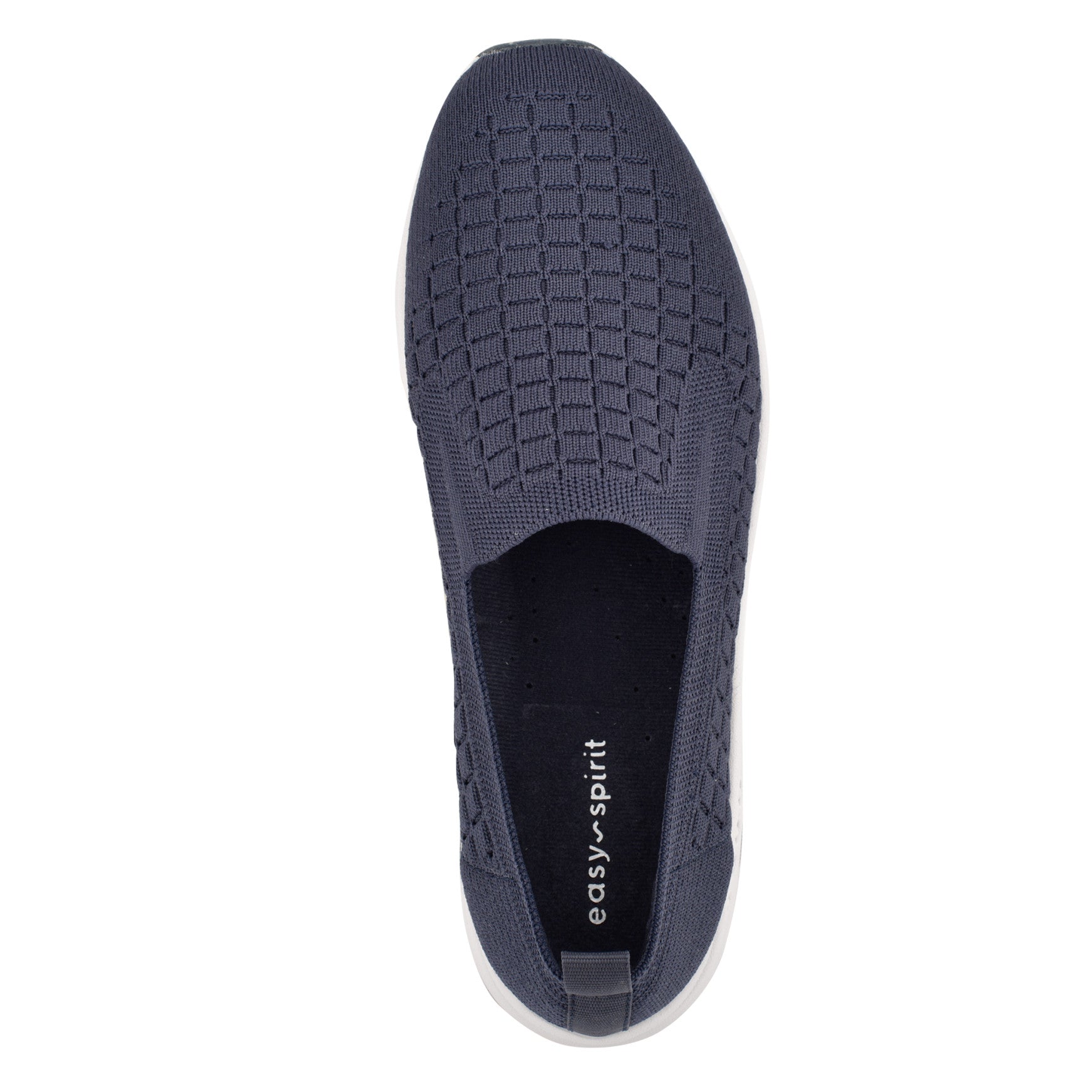 Easy Spirit Tech Eco Slip On Sneakers - Navy Recycled Knit
