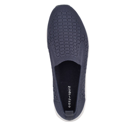 Easy Spirit Tech Eco Slip On Sneakers - Navy Recycled Knit