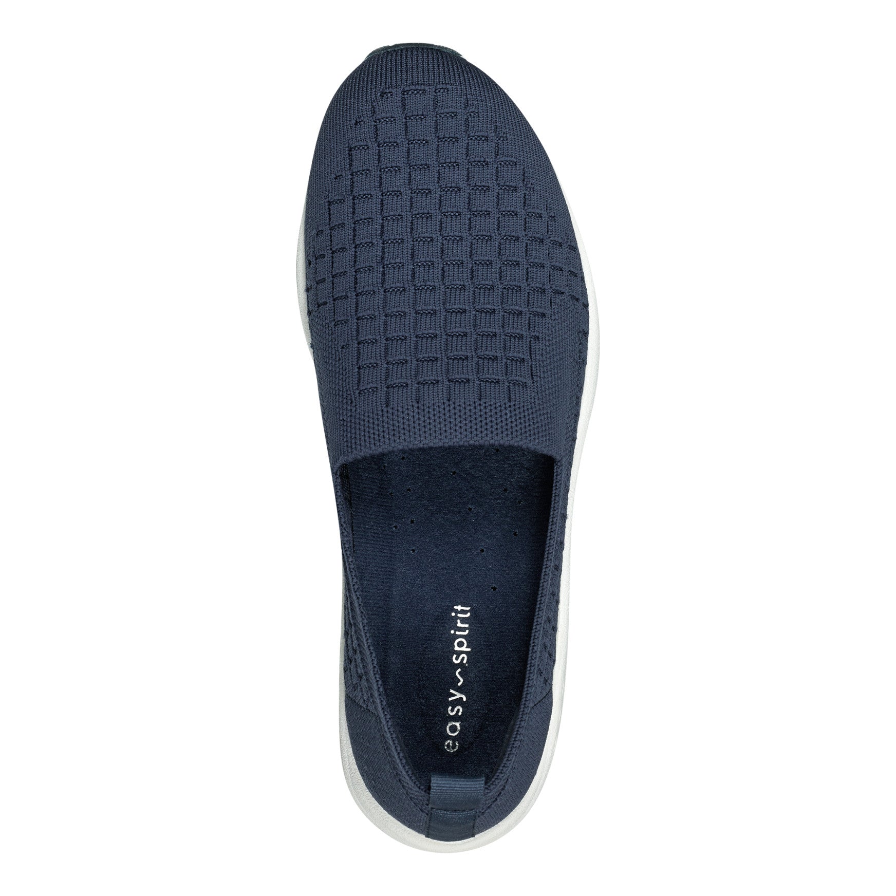 Easy Spirit Tech Eco Slip On Sneakers - Navy Recycled Knit