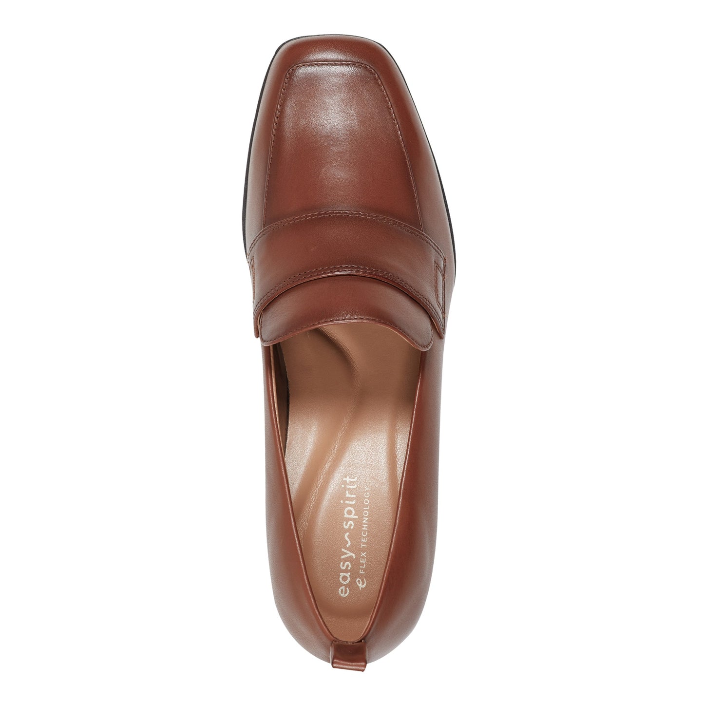 Easy Spirit Darlene Dress Loafers - Light Brown Leather
