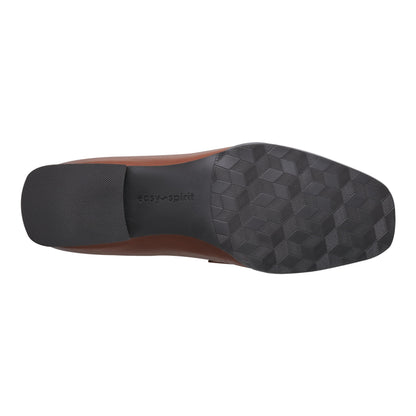 Easy Spirit Darlene Dress Loafers - Light Brown Leather
