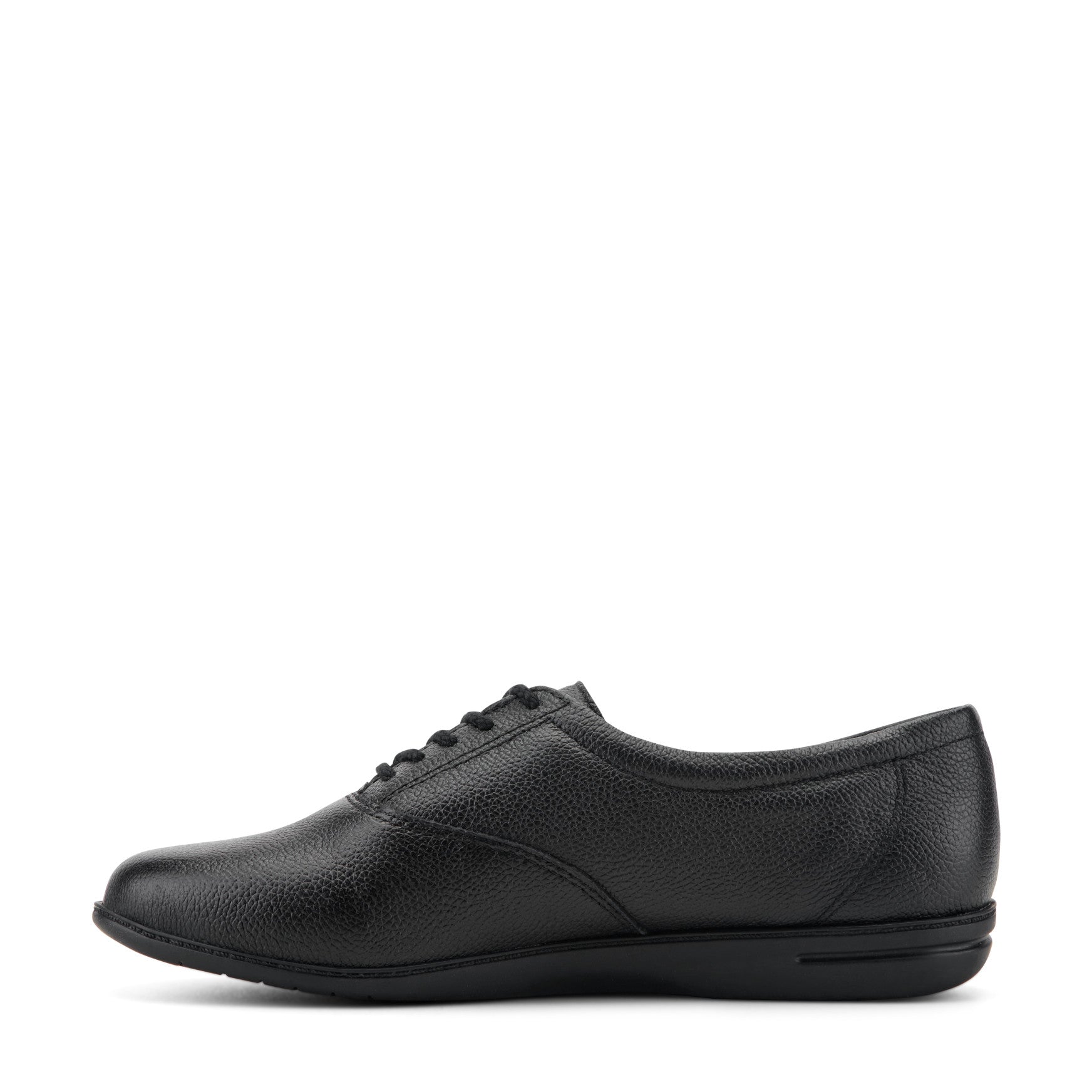 Easy Spirit Motion Leather Oxfords - Black Leather