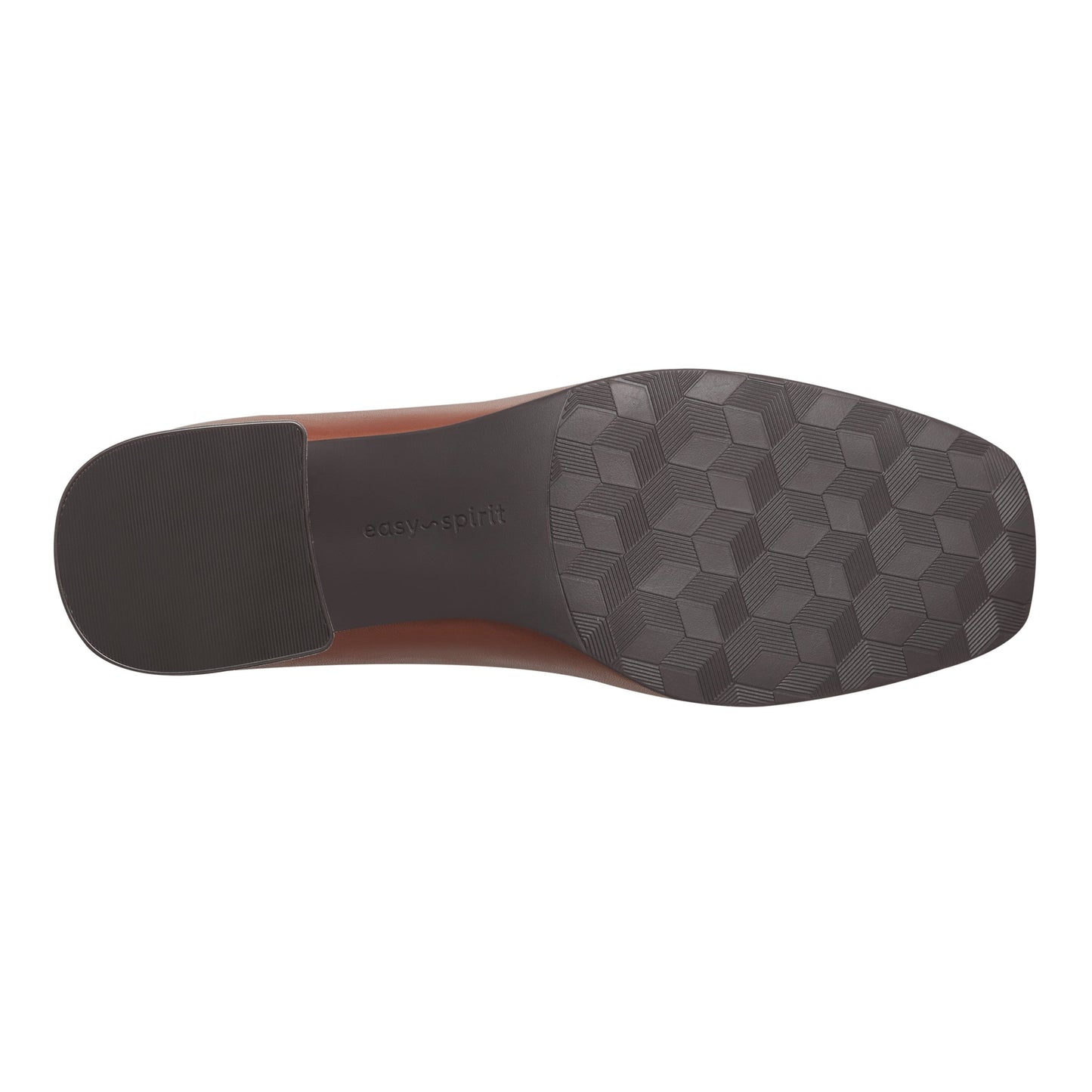 Easy Spirit Franny Dress Loafers - Brown Leather