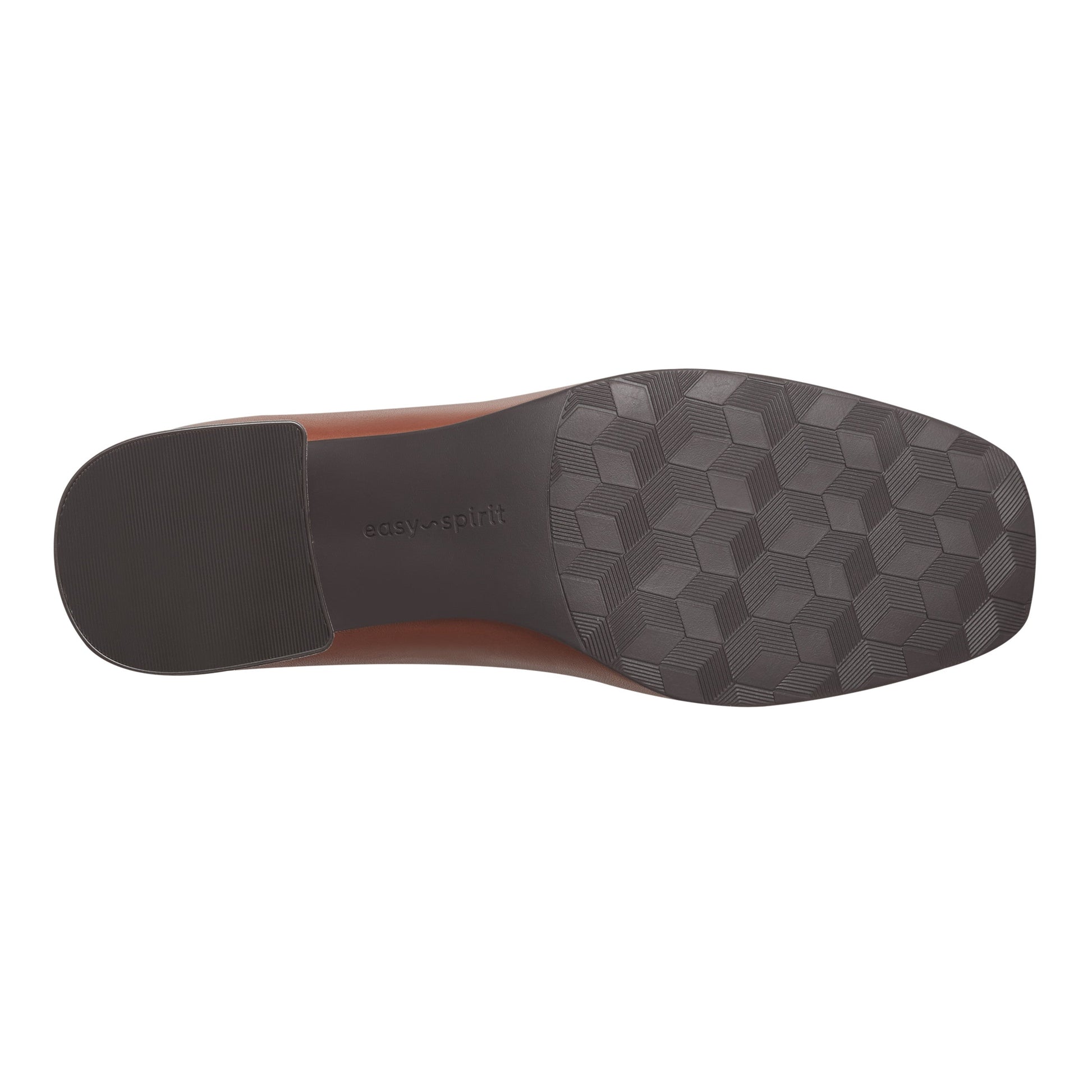 Easy Spirit Franny Dress Loafers - Brown Leather