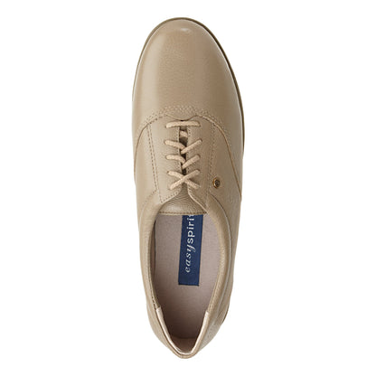 Easy Spirit Motion Leather Oxfords - Wheatfield Leather