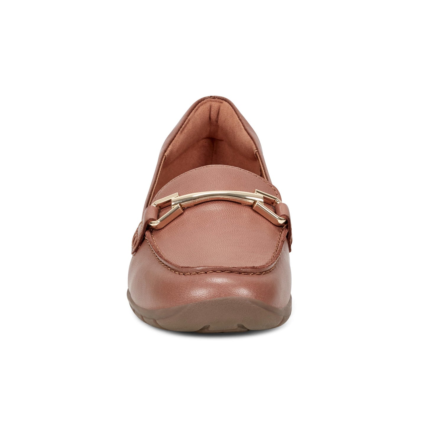 Easy Spirit Amalie Casual Loafers - Medium Brown Leather