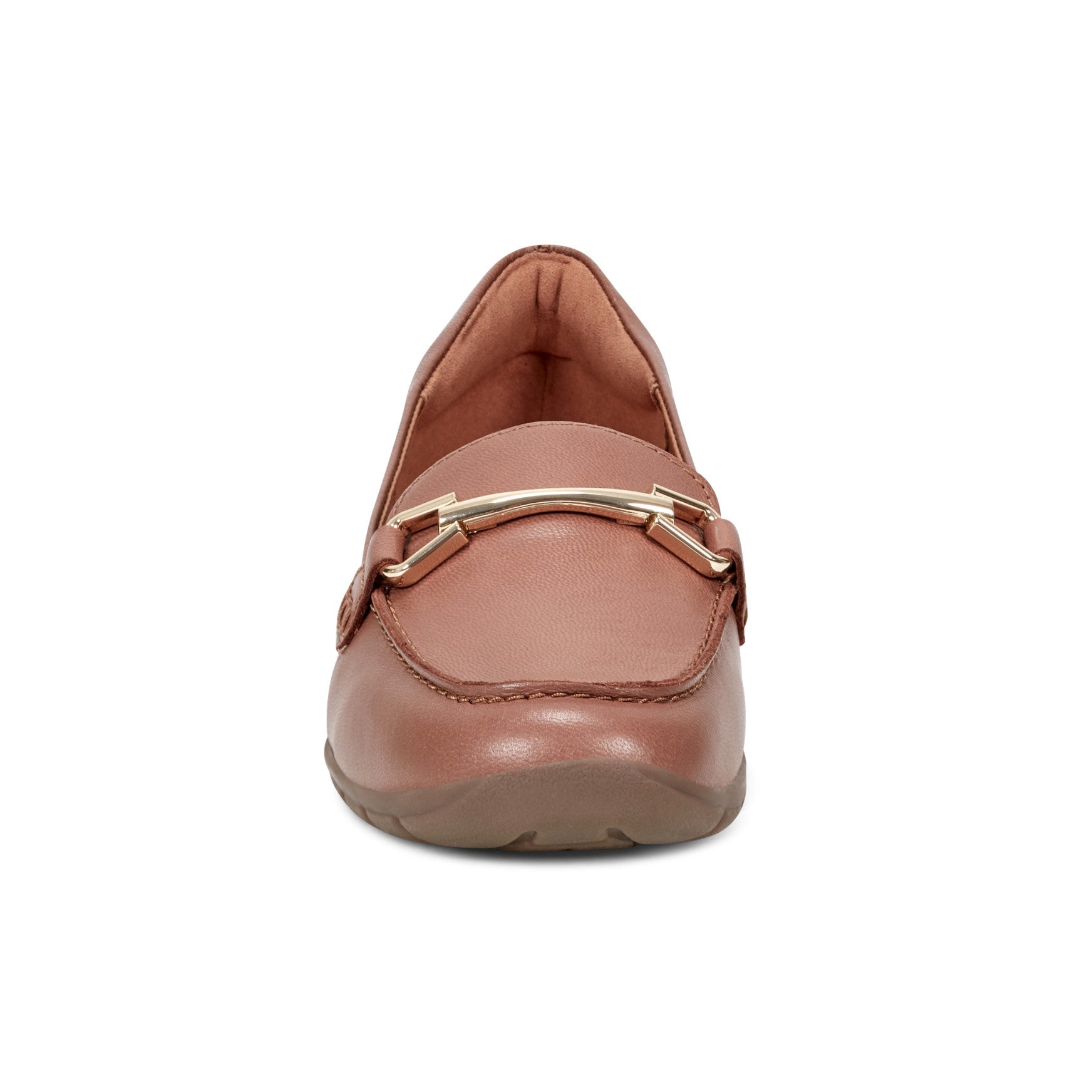 Easy Spirit Amalie Casual Loafers - Medium Brown Leather