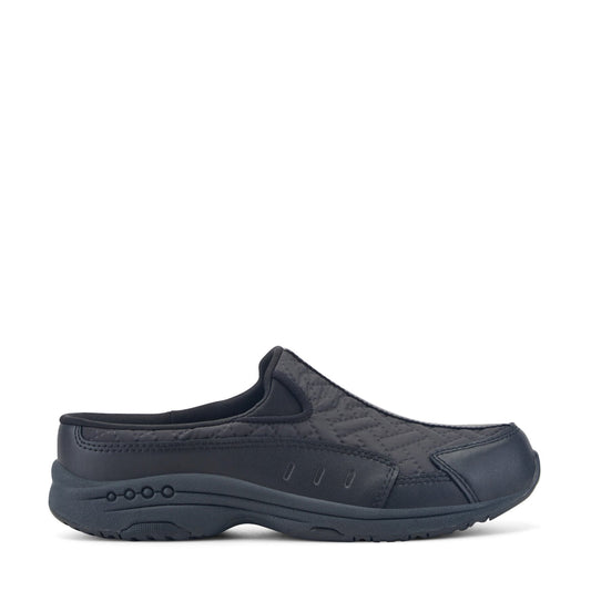 Easy Spirit Traveltime Clogs - Black Nylon