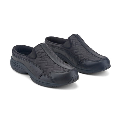 Easy Spirit Traveltime Clogs - Black Nylon