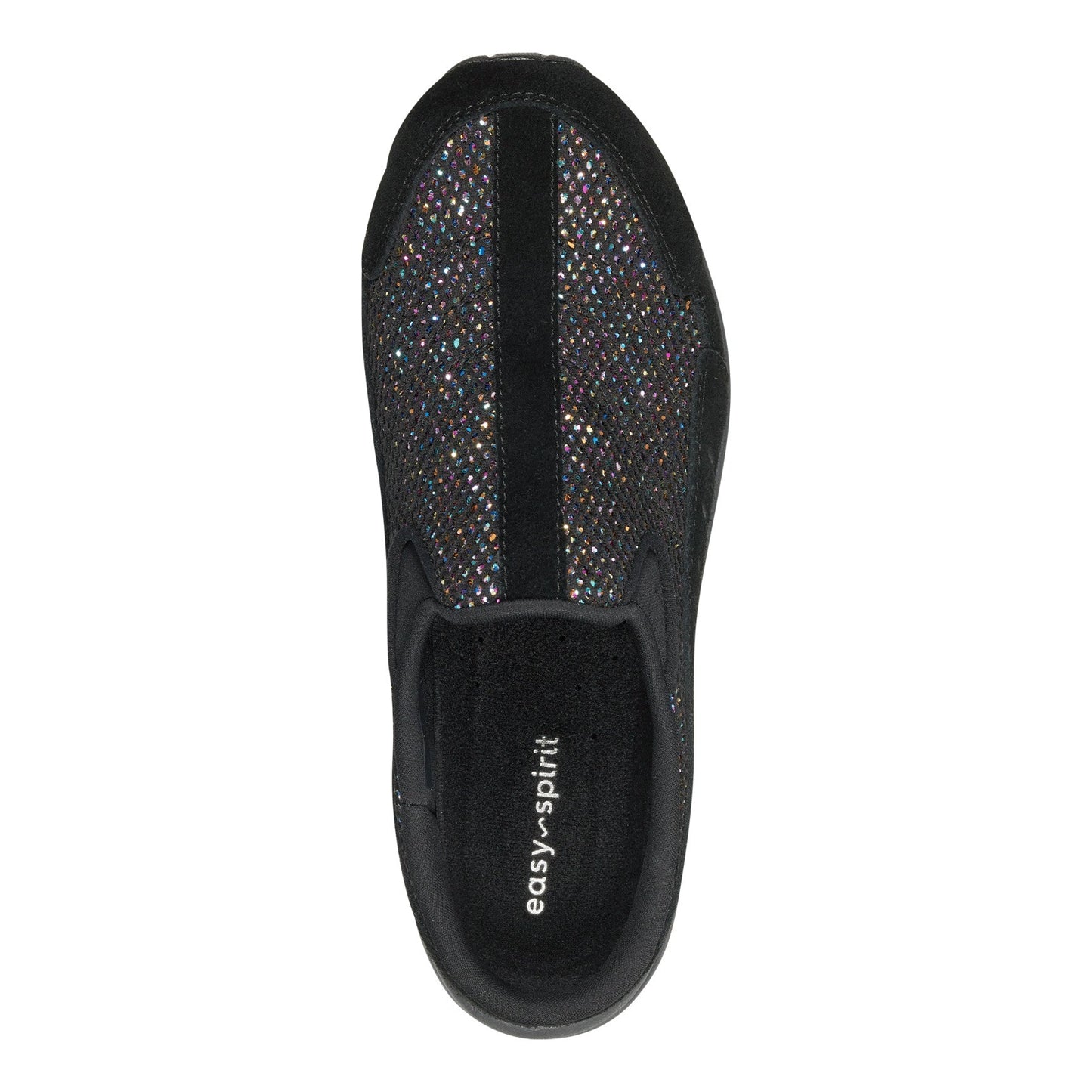Easy Spirit Traveltime Clogs - Black Glitter multi