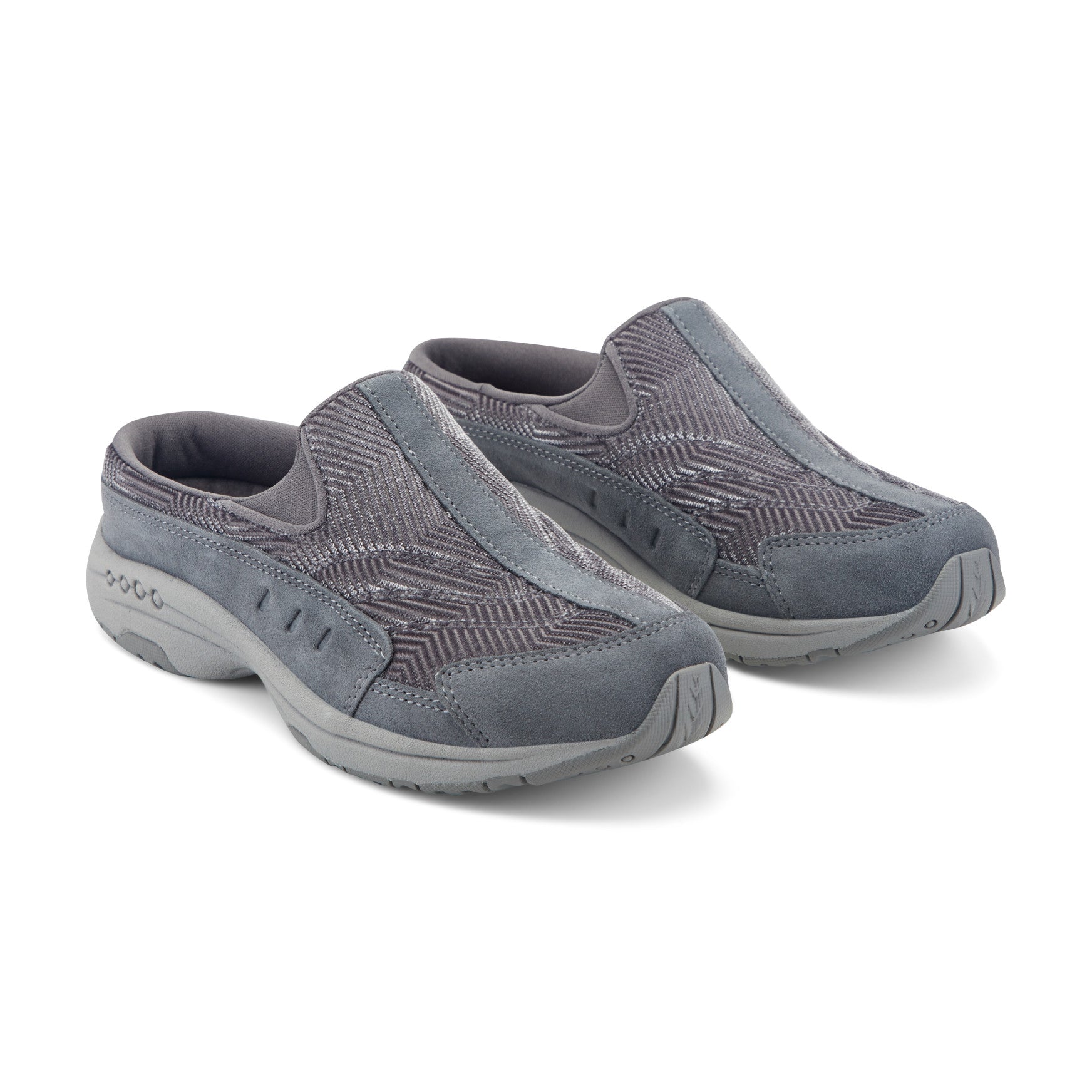 Easy Spirit Traveltime Clogs - Medium Grey