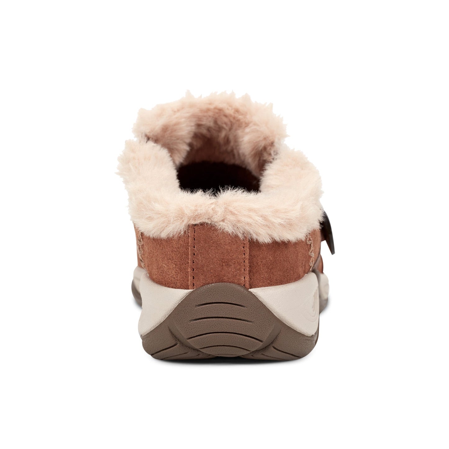Easy Spirit Elinn Casual Clogs - Brown Suede