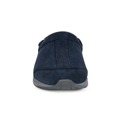 Easy Spirit Travelport Clogs - Dark Blue Suede