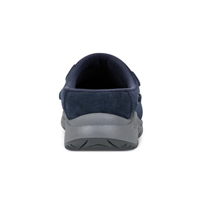 Easy Spirit Travelport Clogs - Dark Blue Suede