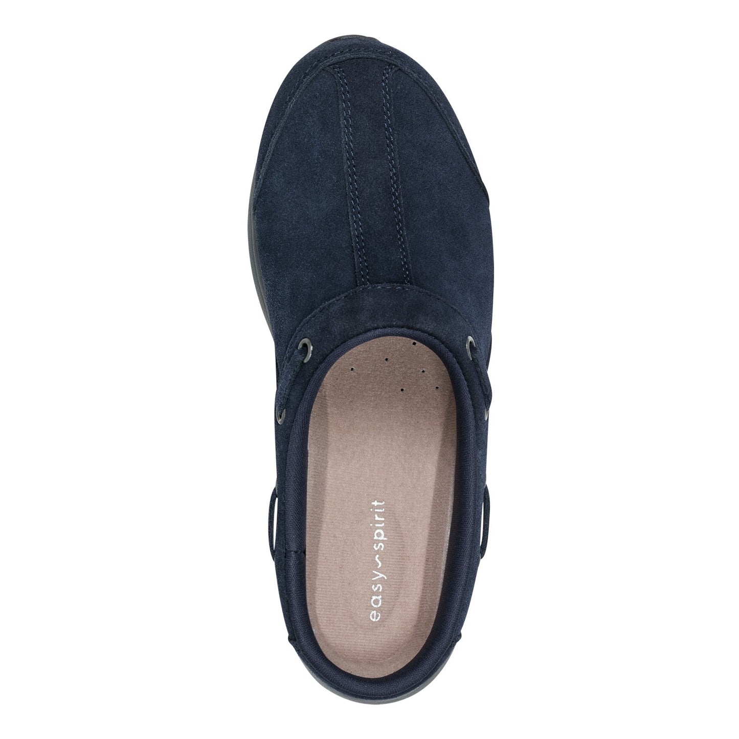 Easy Spirit Travelport Clogs - Dark Blue Suede