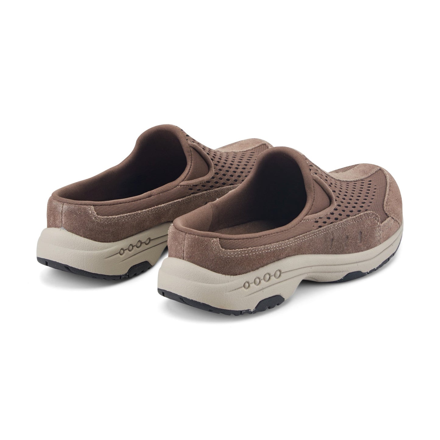 Easy Spirit Traveltime Clogs - Taupe Mesh