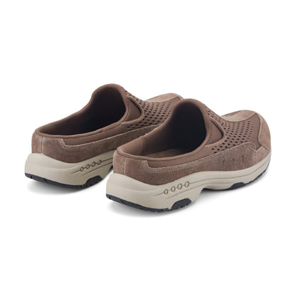 Easy Spirit Traveltime Clogs - Taupe Mesh