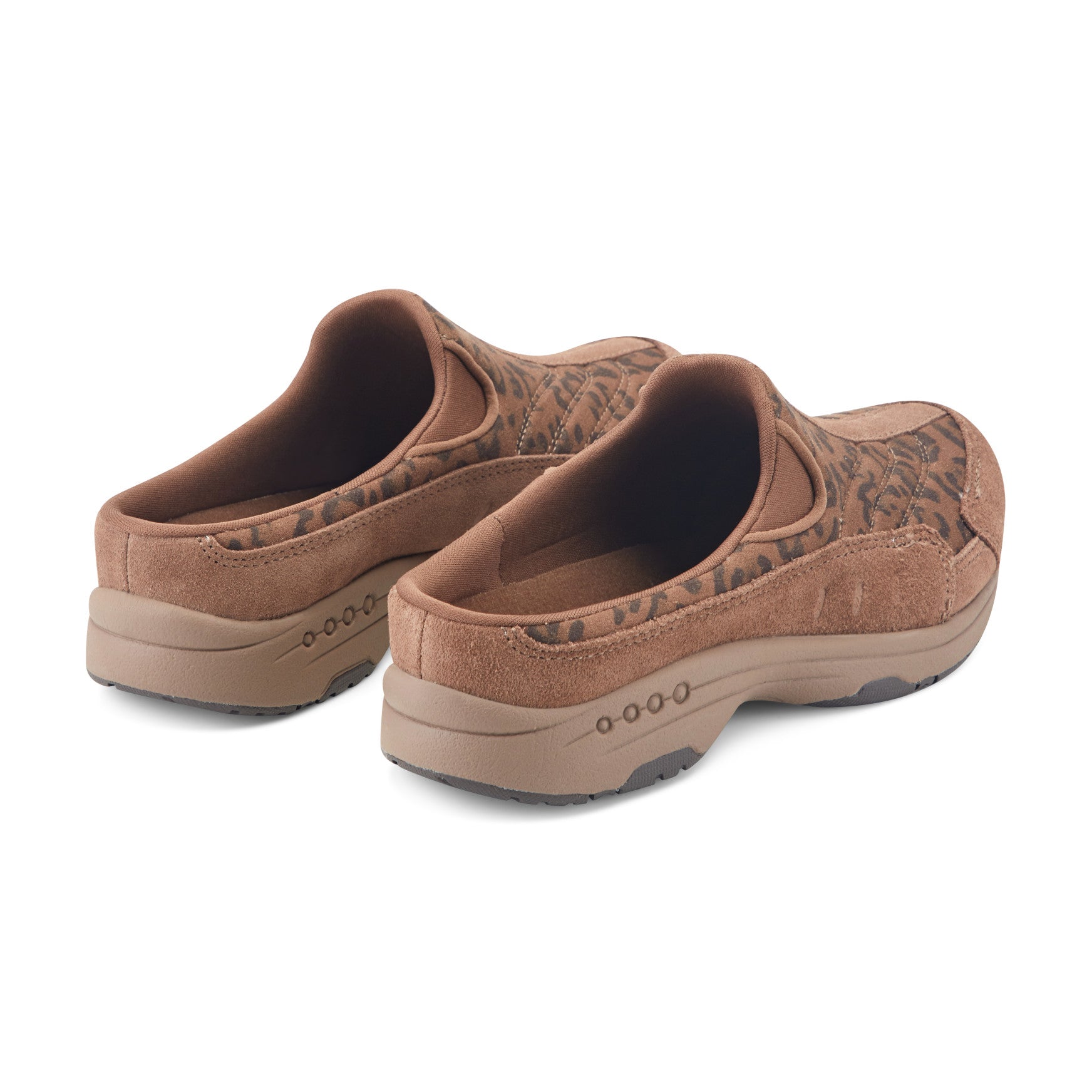 Easy Spirit Traveltime Clogs - Leopard