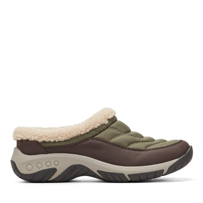 Easy Spirit Wayside Casual Clogs - Dark Green