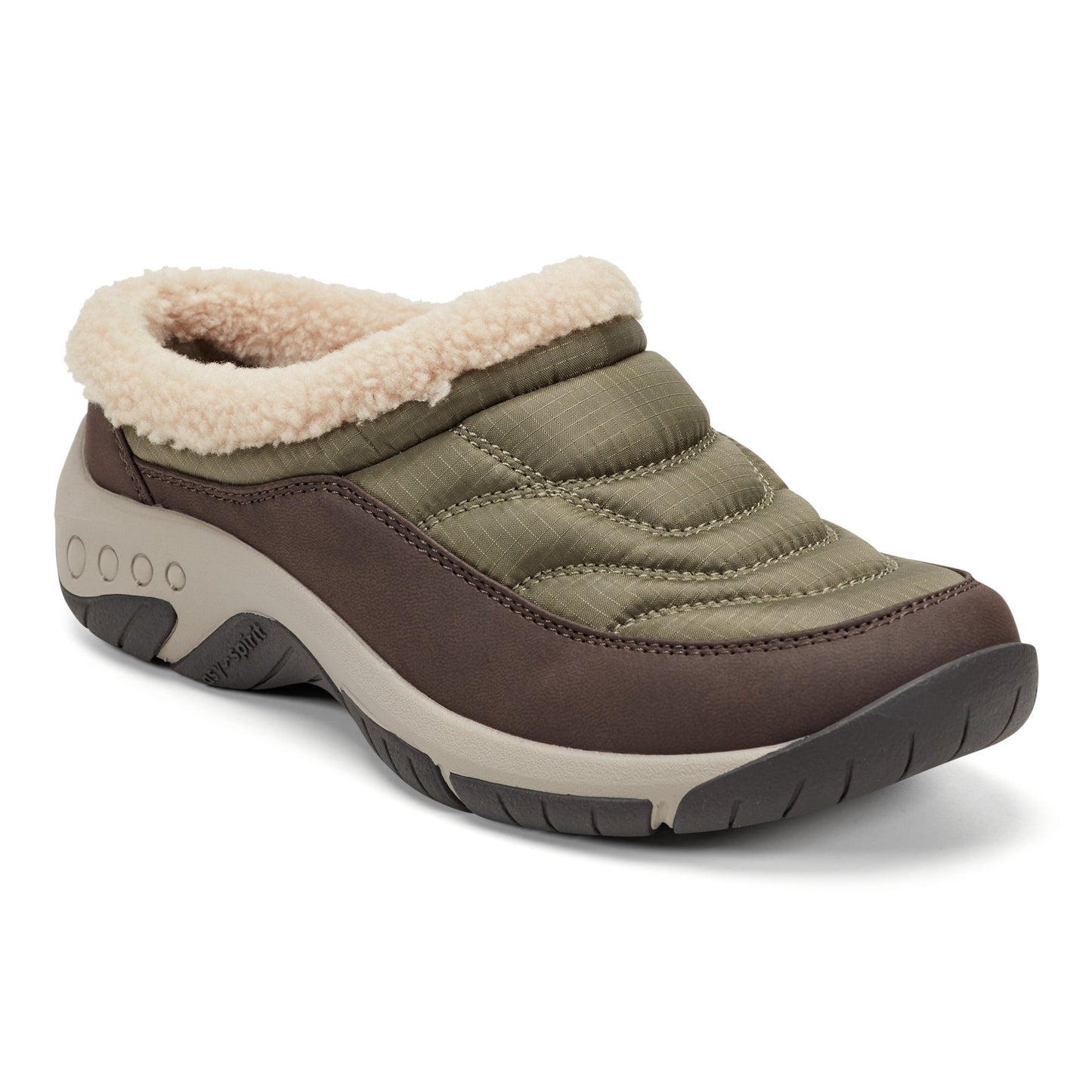 Easy Spirit Wayside Casual Clogs - Dark Green