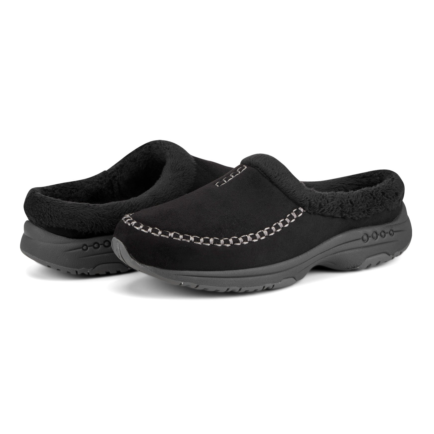 Easy Spirit Travelfurr Clogs - Black Multi