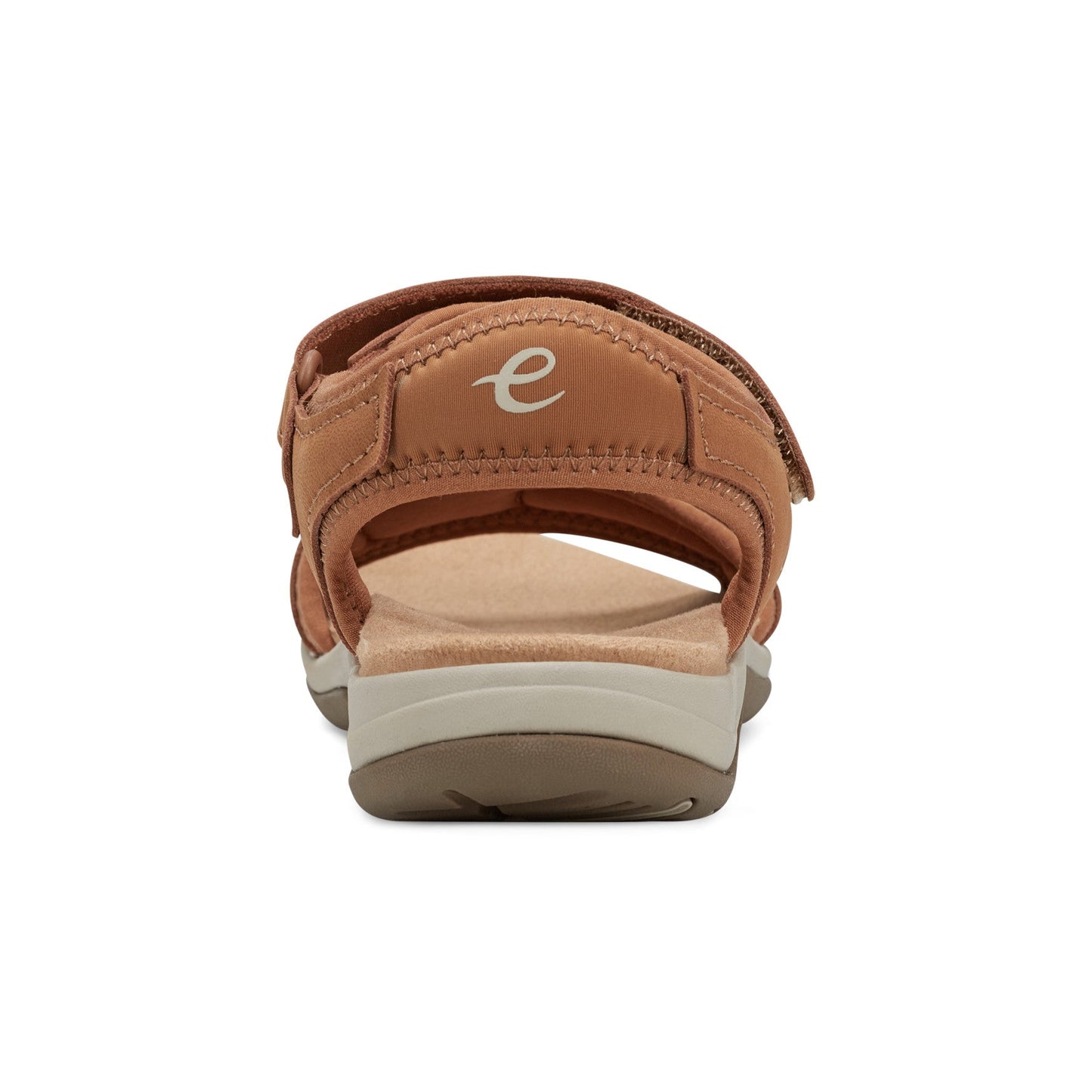 Easy Spirit Saffy Flat Sandals - Medium Brown