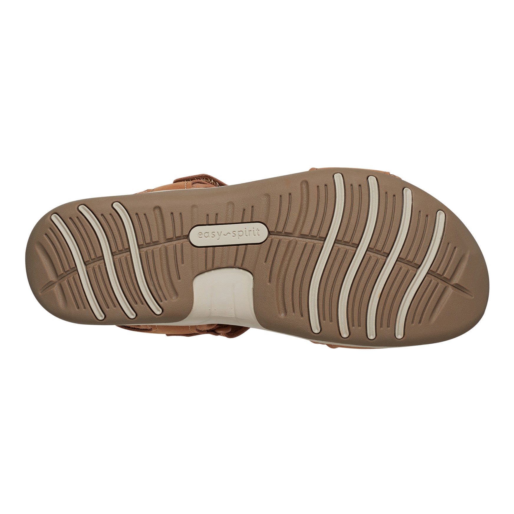 Easy Spirit Saffy Flat Sandals - Medium Brown
