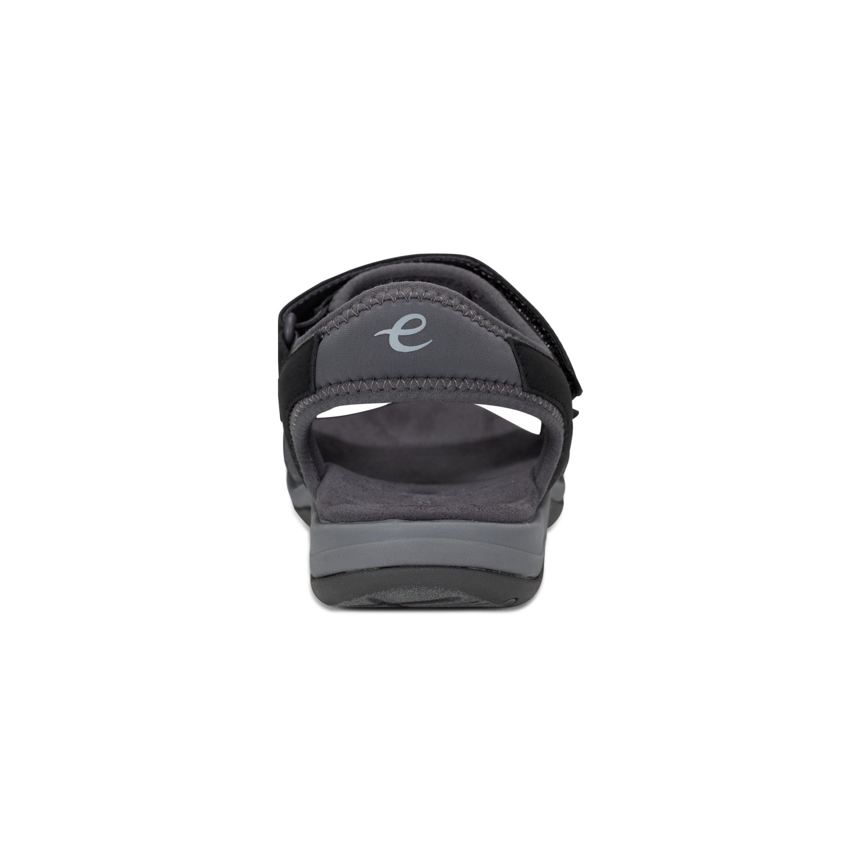 Easy Spirit Saffy Flat Sandals - Black