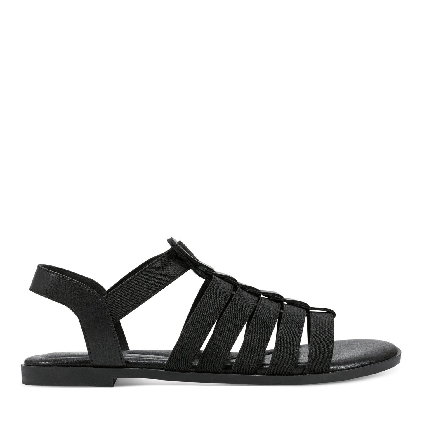 Easy Spirit Gadyi Flat Sandals - Black