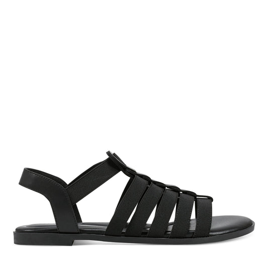 Easy Spirit Gadyi Flat Sandals - Black