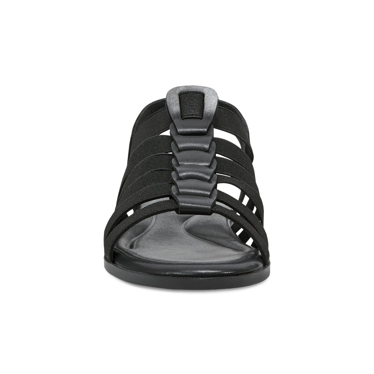 Easy Spirit Gadyi Flat Sandals - Black