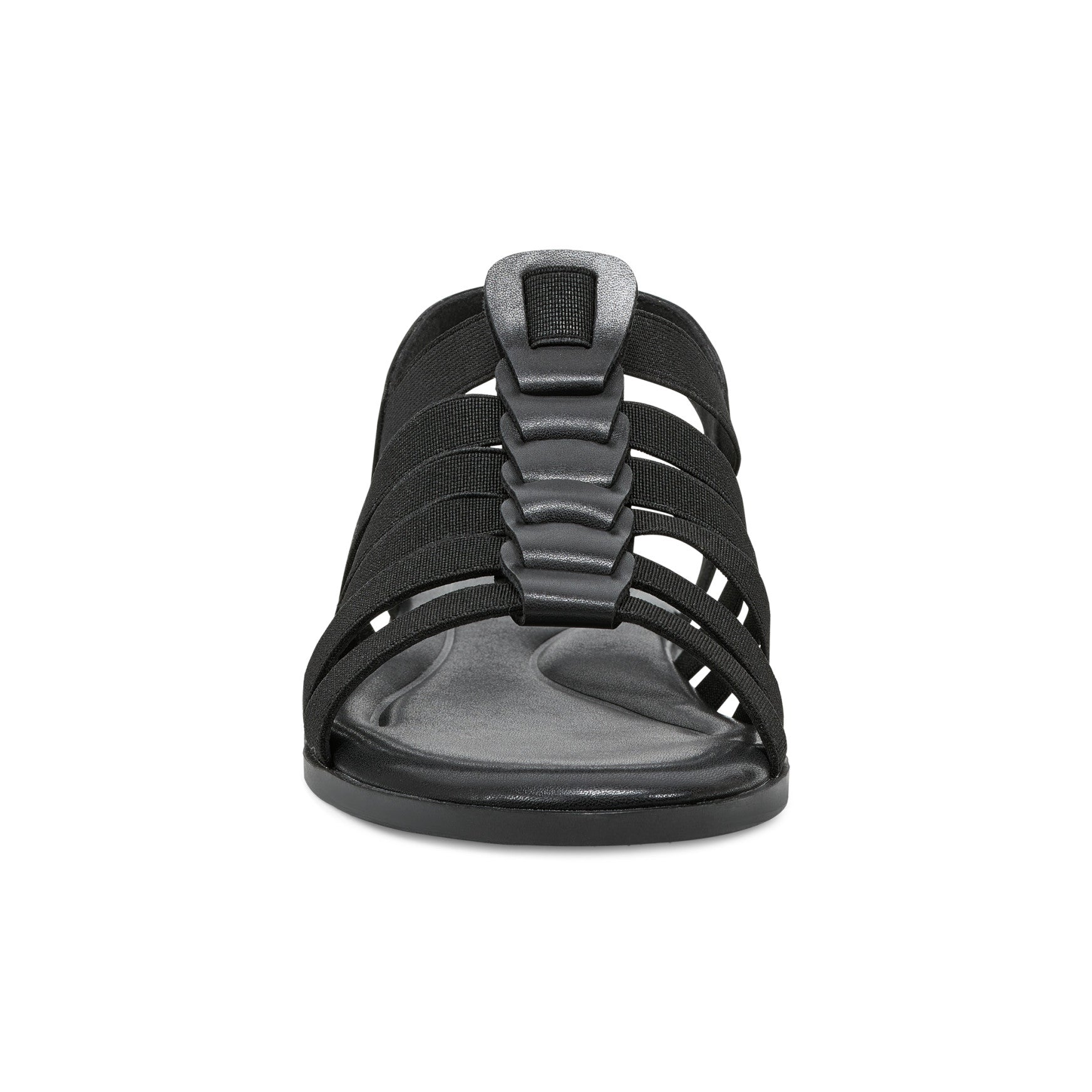Easy Spirit Gadyi Flat Sandals - Black
