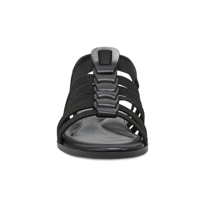 Easy Spirit Gadyi Flat Sandals - Black